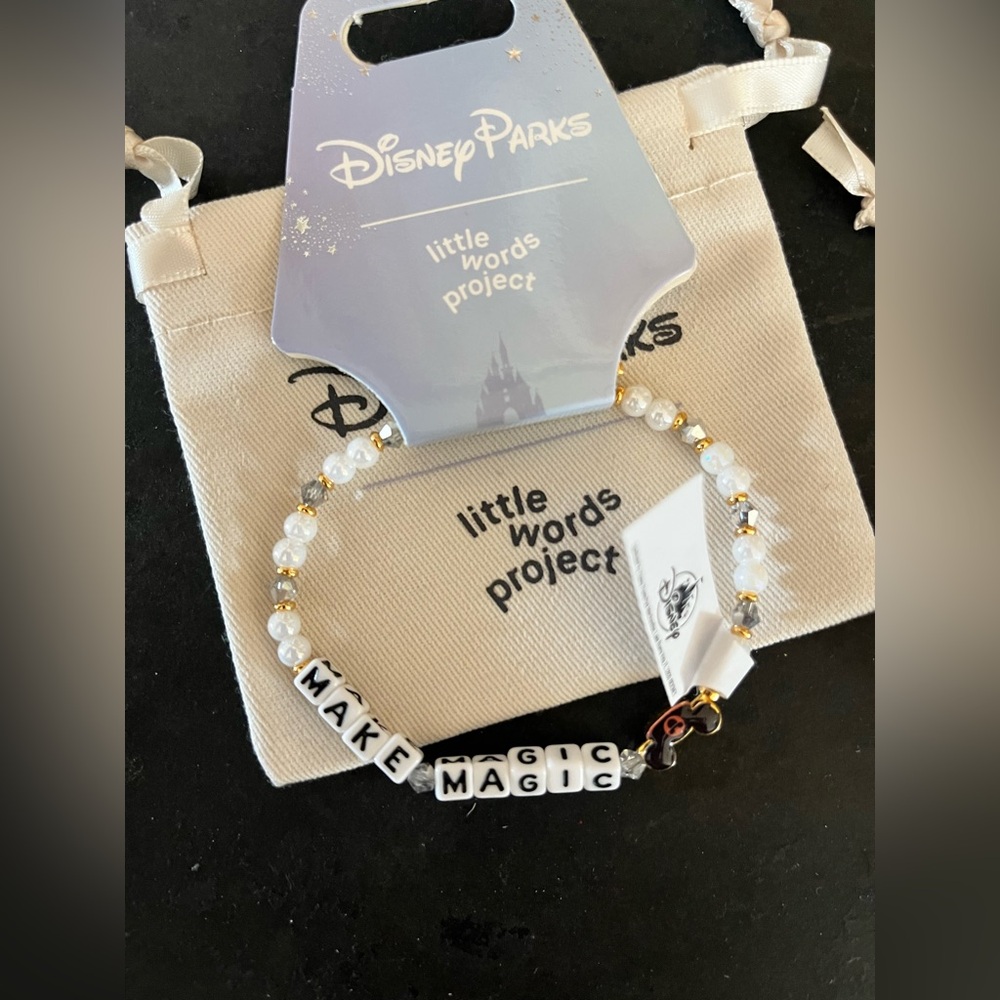 2- Little Words Project “Disneyland” & “Make Magic” bracelet set - Picture 3 of 4